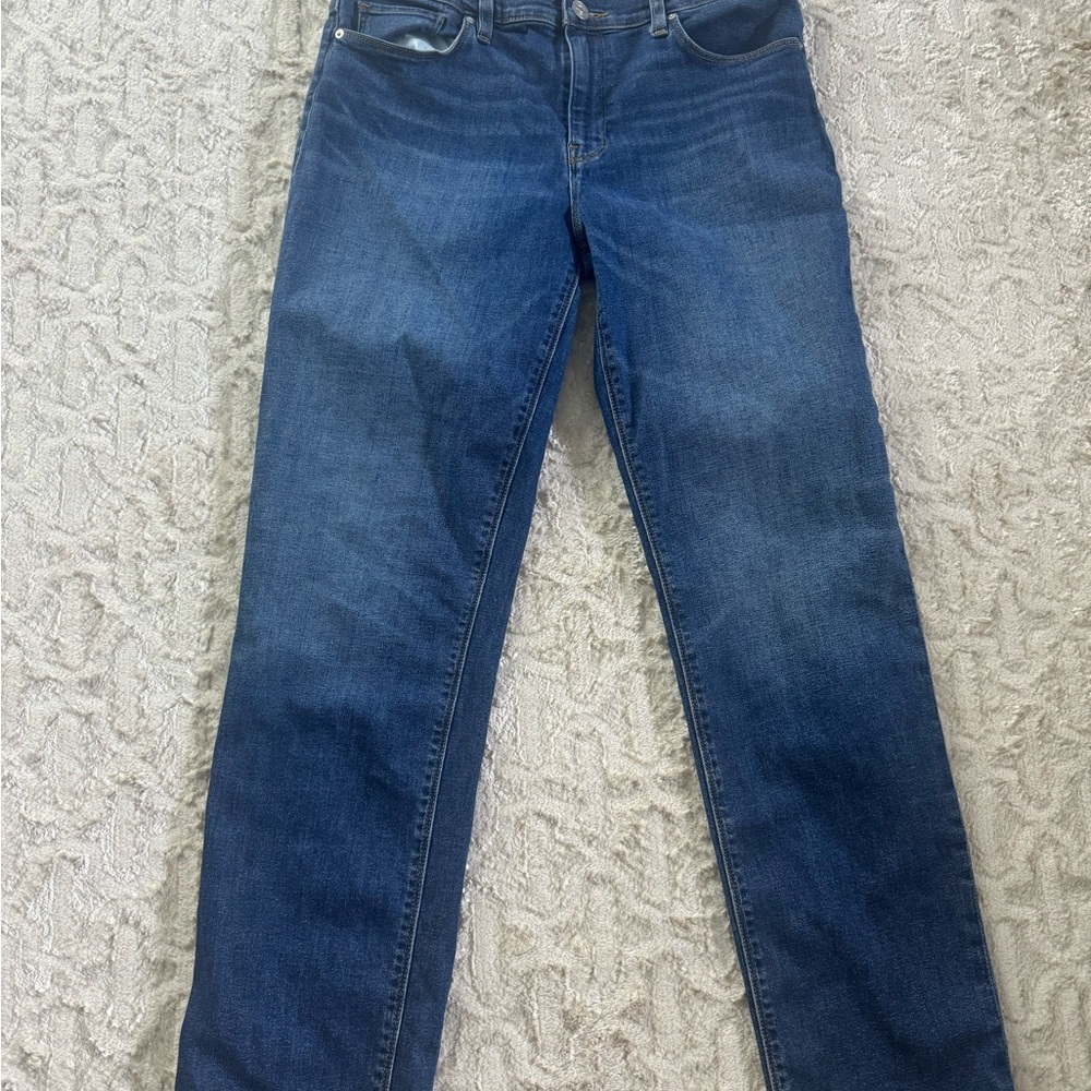 Hudson Jeans Women's Nico Straight Leg Dark Blue Denim